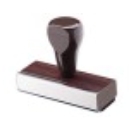 Traditional Wood Handle Rubber Stamps